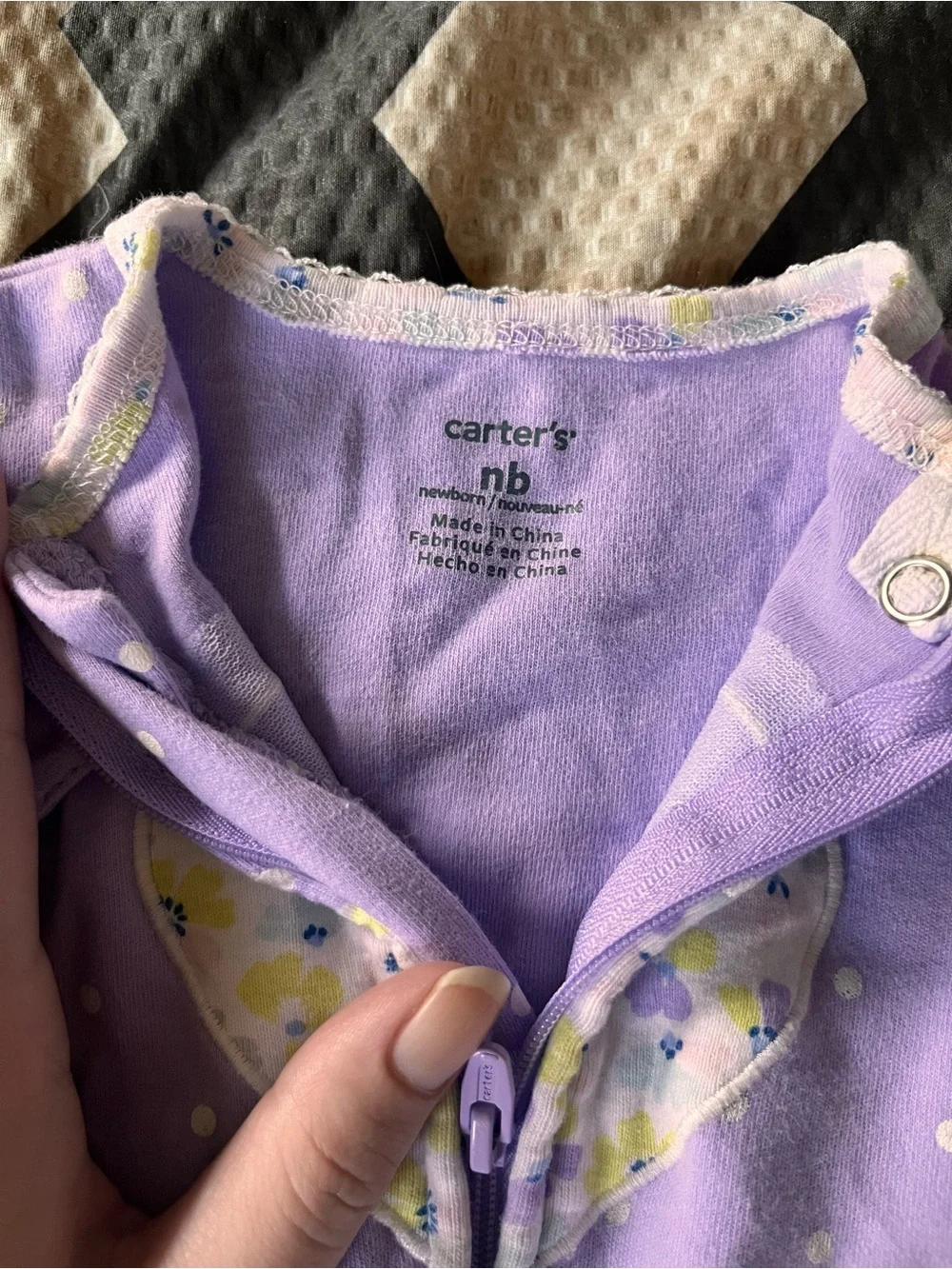Carters lavender footed